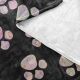 Watercolor Paws Fleece Blanket-Blankets-I love Veterinary