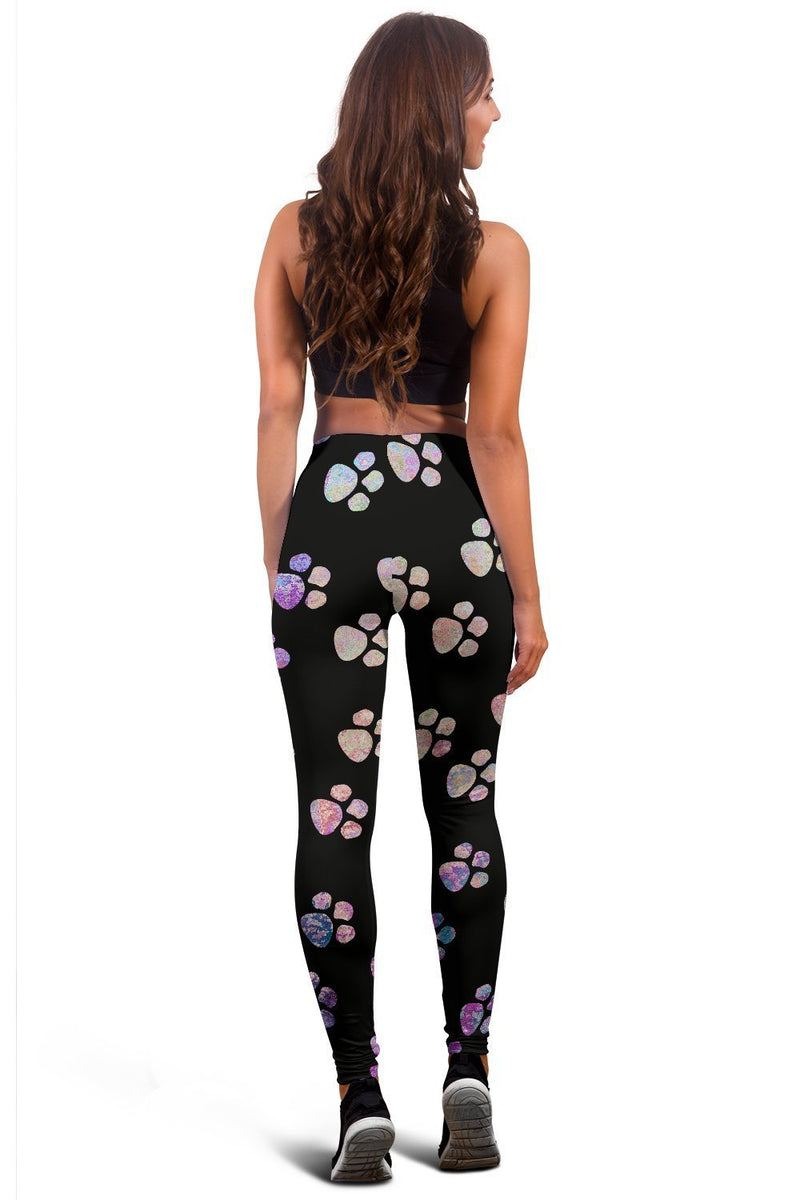Watercolor Paws Leggings-Leggings-I love Veterinary