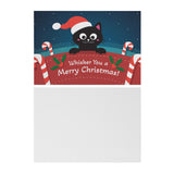 Whisker you a Merry Christmas - Flat Card Set-Postcards-I love Veterinary