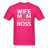 Wife Vet Receptionist BOSS Unisex T-shirt-Unisex Classic T-Shirt | Fruit of the Loom 3930-I love Veterinary