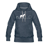Equine Vet Horse Pulse Women’s Premium Hoodie-Women’s Premium Hoodie | Spreadshirt 444-I love Veterinary