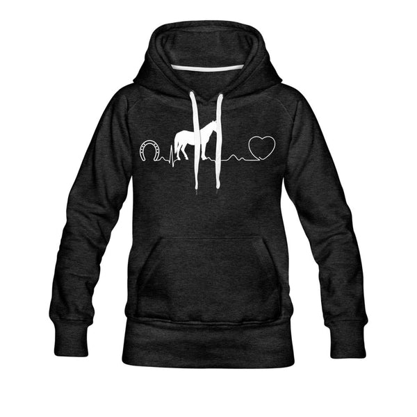Equine Vet Horse Pulse Women’s Premium Hoodie-Women’s Premium Hoodie | Spreadshirt 444-I love Veterinary