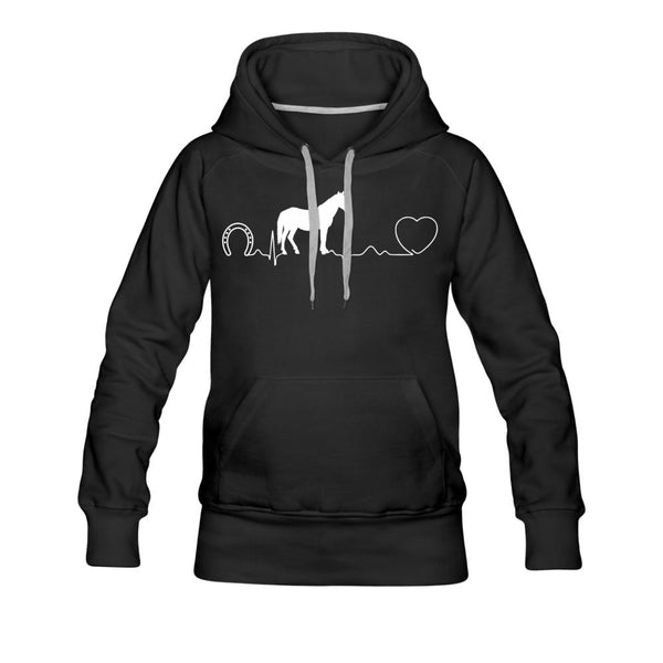 Equine Vet Horse Pulse Women’s Premium Hoodie-Women’s Premium Hoodie | Spreadshirt 444-I love Veterinary