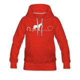 Equine Vet Horse Pulse Women’s Premium Hoodie-Women’s Premium Hoodie | Spreadshirt 444-I love Veterinary