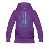 Vet Tech Pawprint Teal Women’s Premium Hoodie-Women’s Premium Hoodie | Spreadshirt 444-I love Veterinary