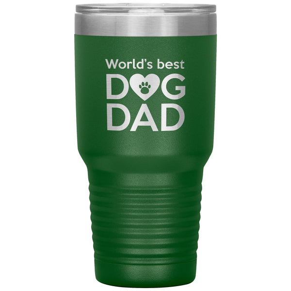 World's best dog dad 30oz-Tumblers-I love Veterinary