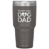 World's best dog dad 30oz-Tumblers-I love Veterinary