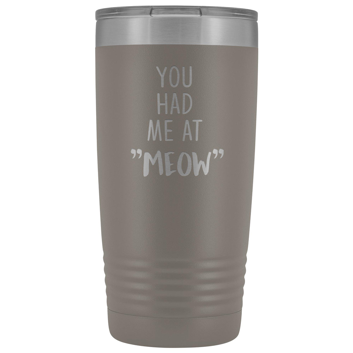 You had me at "MEOW" 20 oz Vacuum Tumbler-Tumblers-I love Veterinary