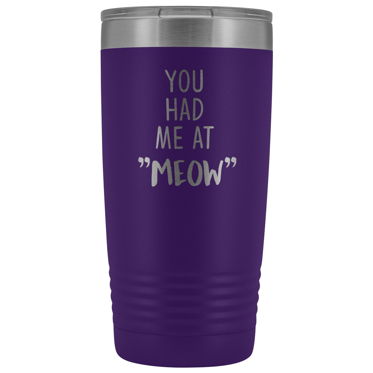 You had me at "MEOW" 20 oz Vacuum Tumbler-Tumblers-I love Veterinary