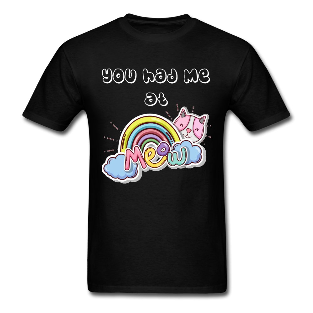 You had me at meow Unisex T-shirt-Unisex Classic T-Shirt | Fruit of the Loom 3930-I love Veterinary
