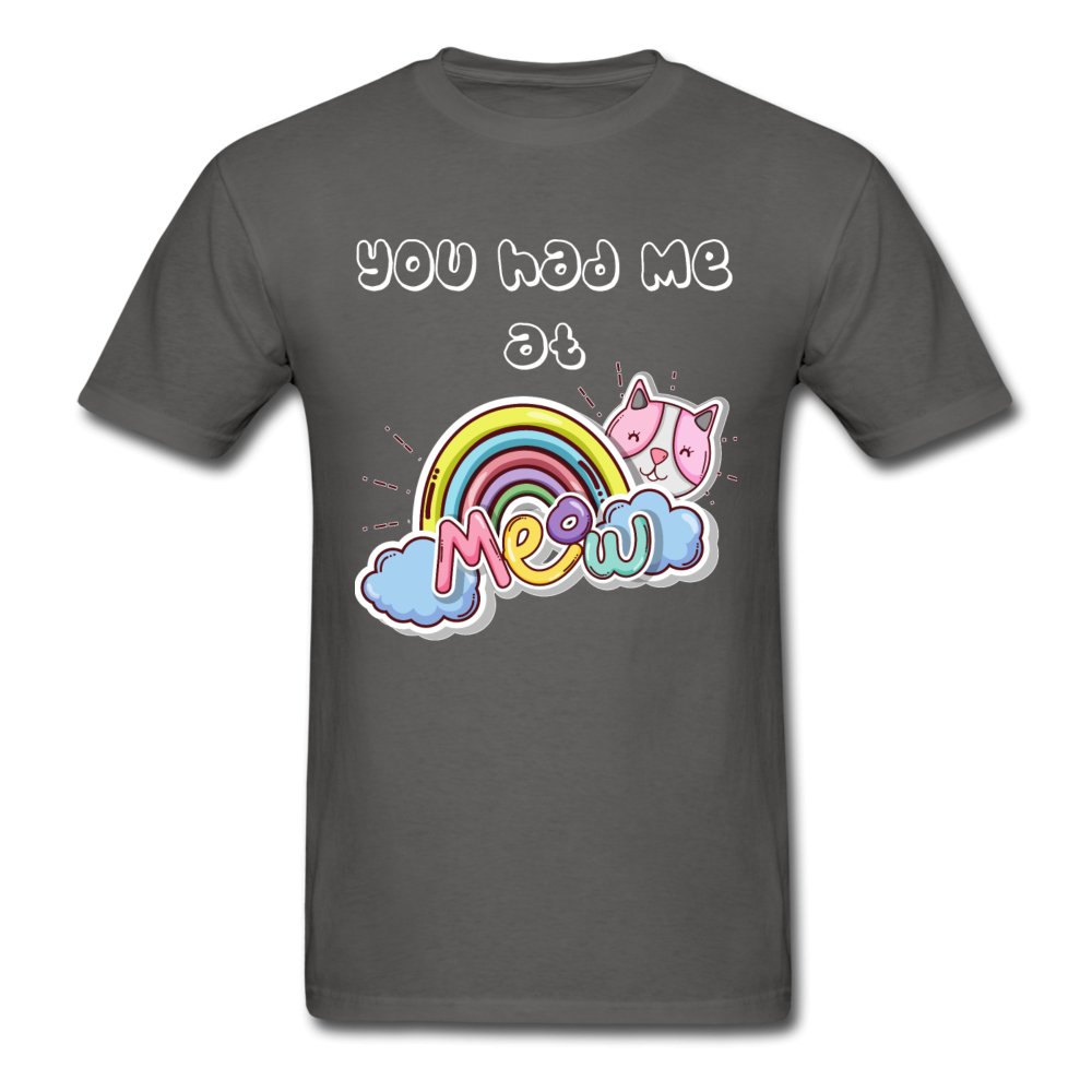 You had me at meow Unisex T-shirt-Unisex Classic T-Shirt | Fruit of the Loom 3930-I love Veterinary