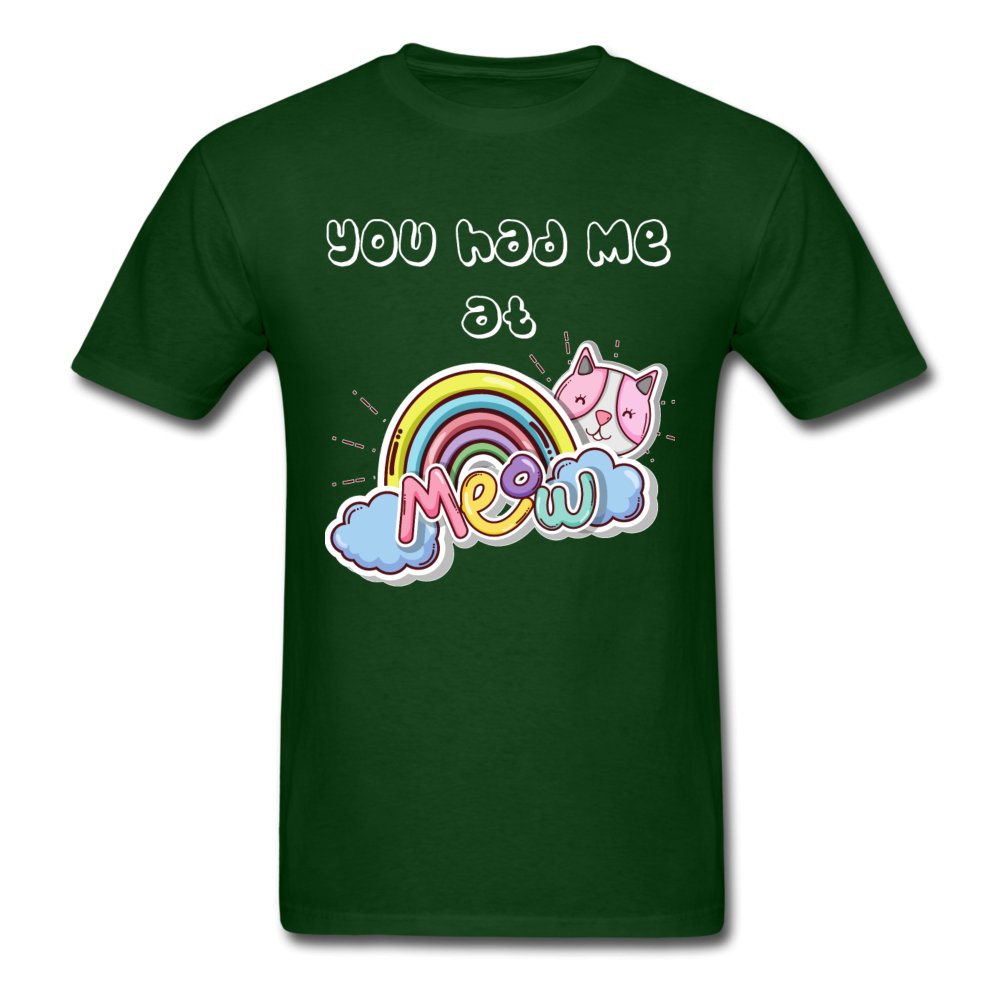 You had me at meow Unisex T-shirt-Unisex Classic T-Shirt | Fruit of the Loom 3930-I love Veterinary