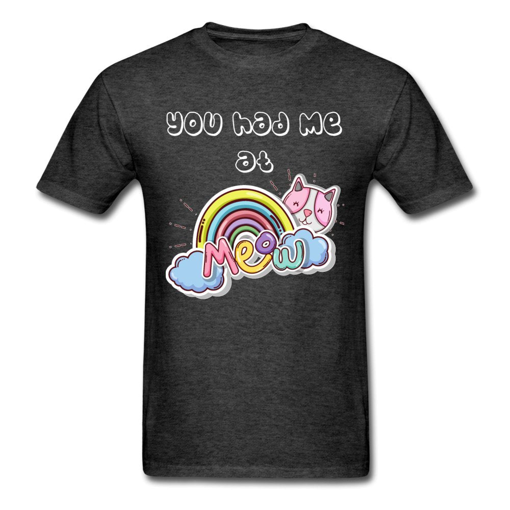 You had me at meow Unisex T-shirt-Unisex Classic T-Shirt | Fruit of the Loom 3930-I love Veterinary