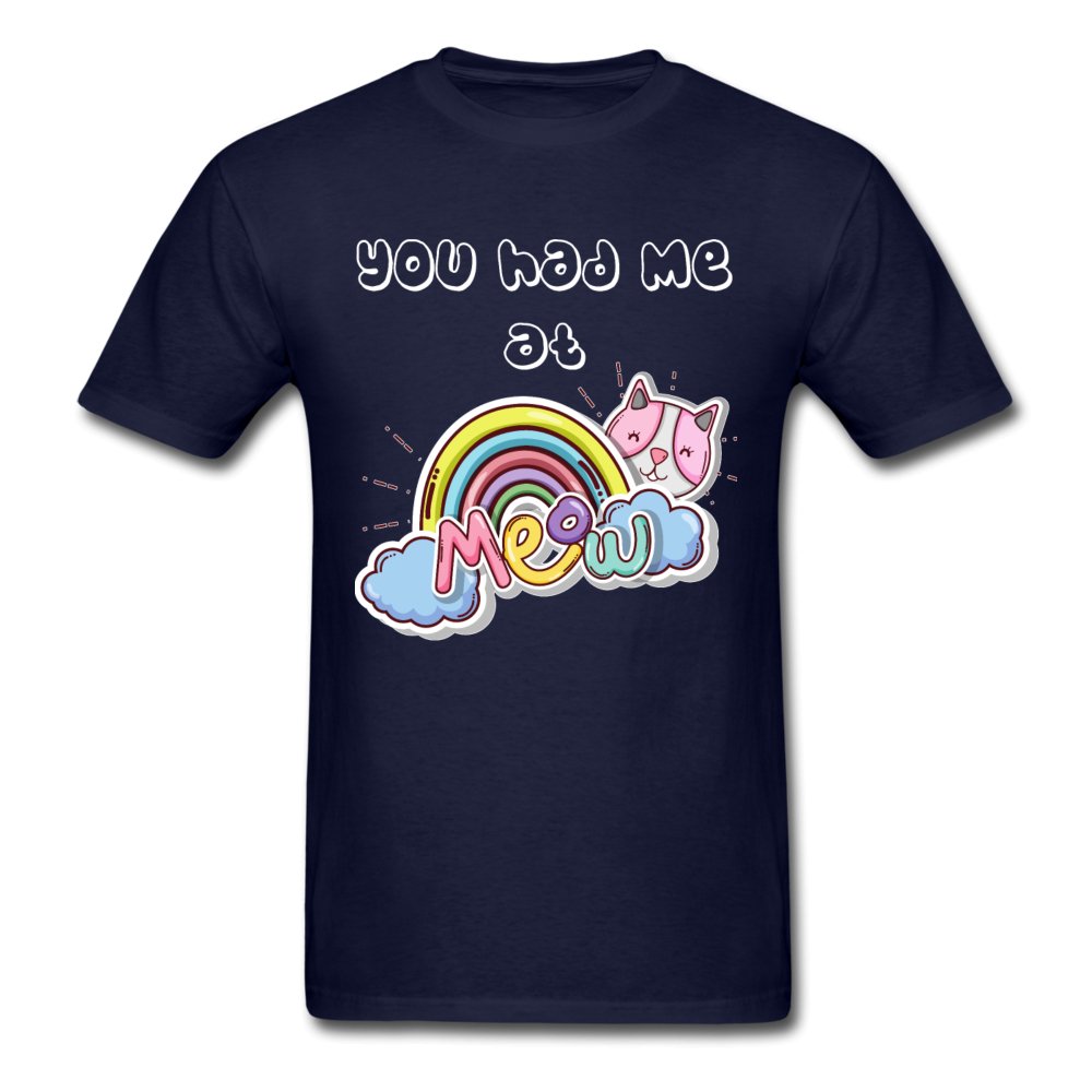 You had me at meow Unisex T-shirt-Unisex Classic T-Shirt | Fruit of the Loom 3930-I love Veterinary