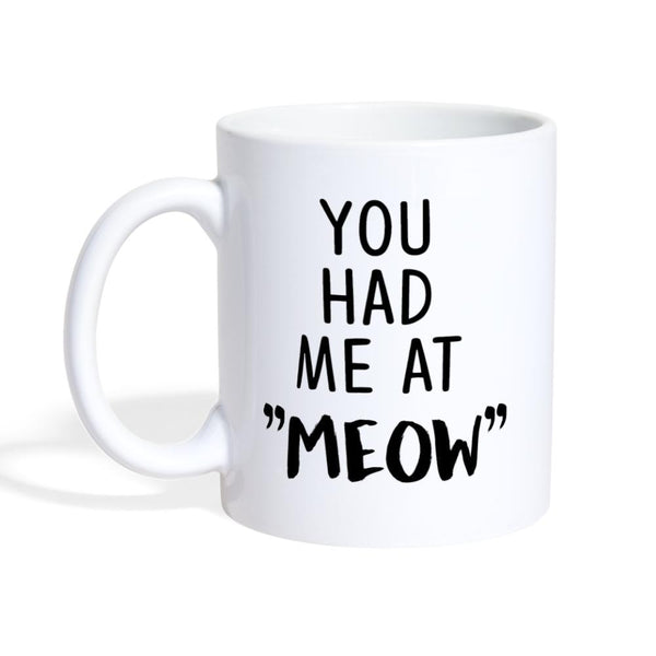 You had me at ""meow"" White Coffee or Tea Mug-Coffee/Tea Mug | BestSub B101AA-I love Veterinary