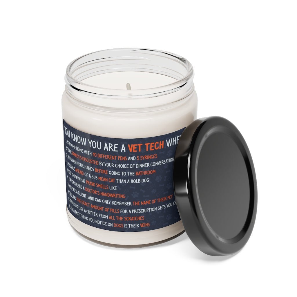 You know you are a vet tech when Scented Soy Candle-Candles-I love Veterinary