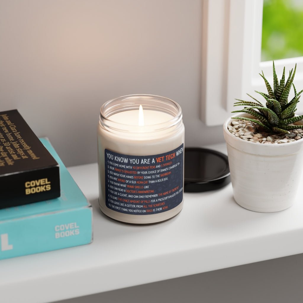 You know you are a vet tech when Scented Soy Candle-Candles-I love Veterinary