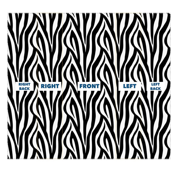 Zebra skin pattern Sublimation Neck Gaiter-Sublimation Neck Gaiter-I love Veterinary