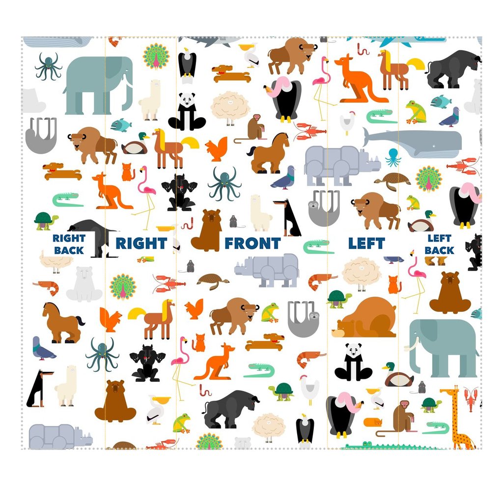 Zoo Pattern Sublimation Neck Gaiter-Sublimation Neck Gaiter-I love Veterinary